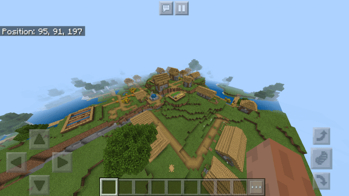 Village Ravine Flat Landscape Seed For Minecraft On Android
