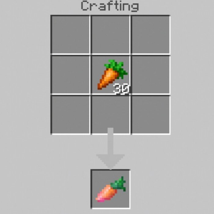 Download addon Retro Carrots+ for Minecraft Bedrock Edition 1.17 for ...